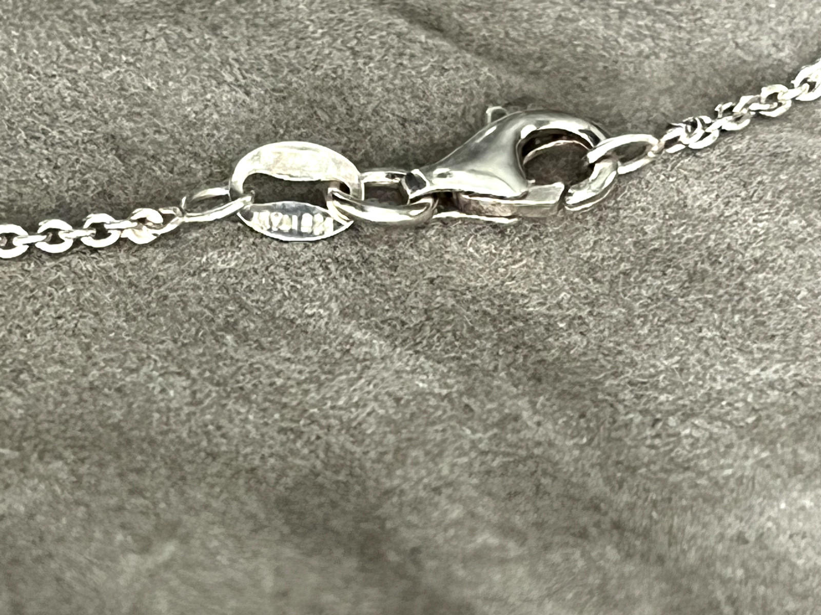 Solid Sterling Silver “925 ITALY” Necklace Abstract Pendant Male/Female/18″ L/6g