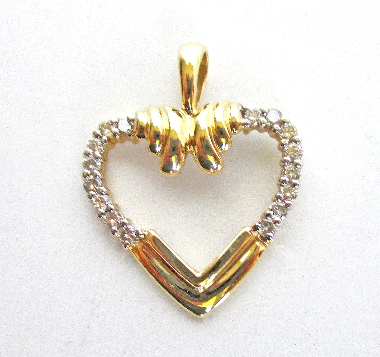 14K Diamond Pendant