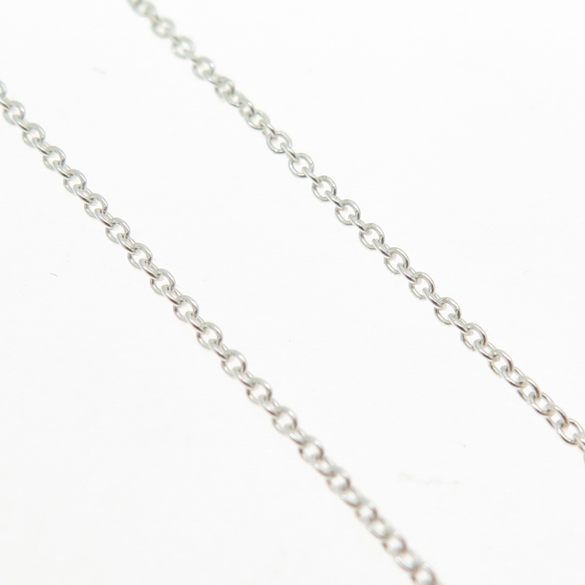 925 Sterling Silver Italy Cable Chain Necklace 16″