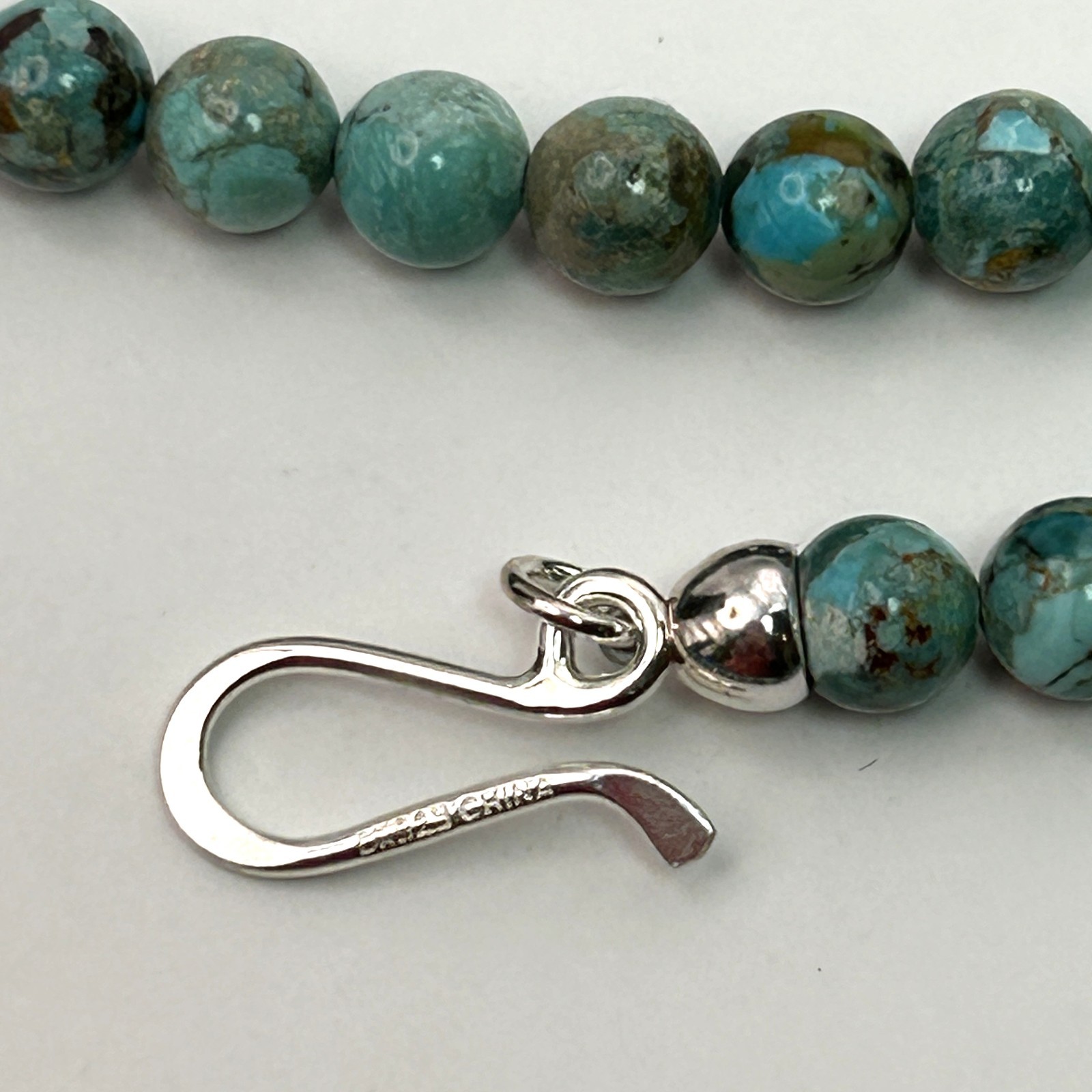 Jay King Mine Finds Reversible Mosaic Turquoise Necklace 925 Sterling Silver 56g