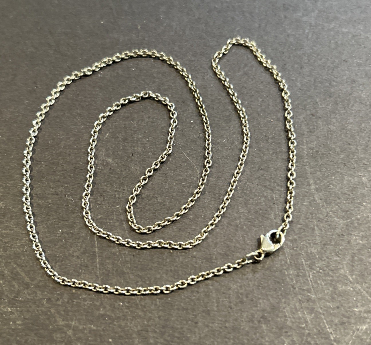 18 Inch James Avery Light Curb Link Sterling Silver Chain 925 Marked