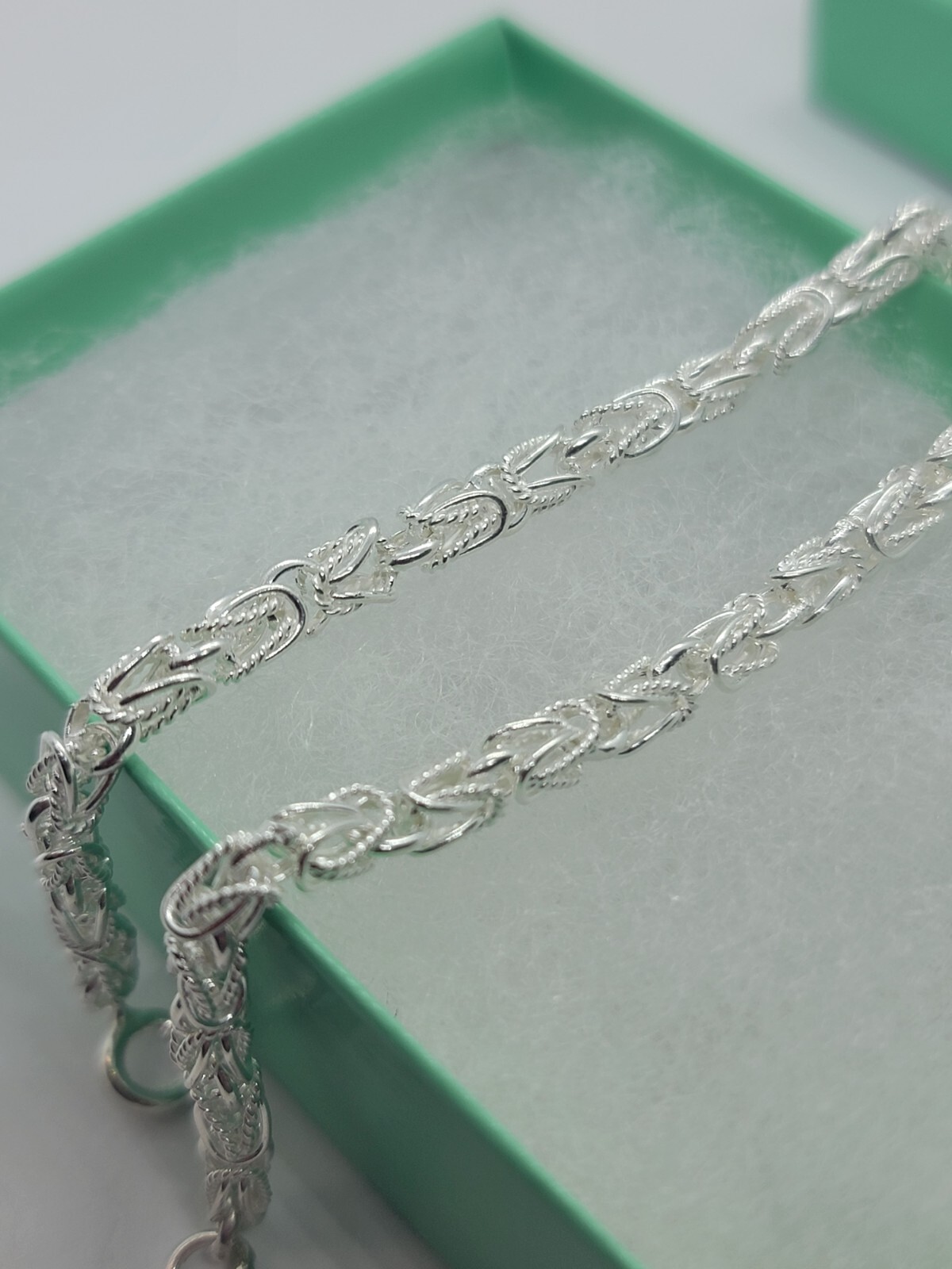 925 Sterling Silver Turkish Chain High Quality Necklace Bracelet 4mm Size 7″~30″