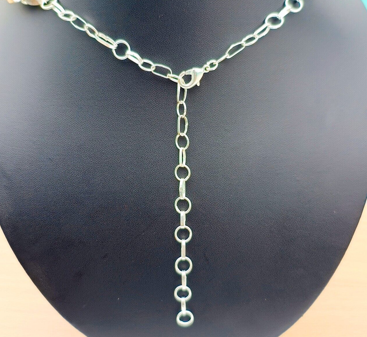 Black Onyx Natural Gemstone Necklace 925 Sterling Silver Handmade Jewelry Gift