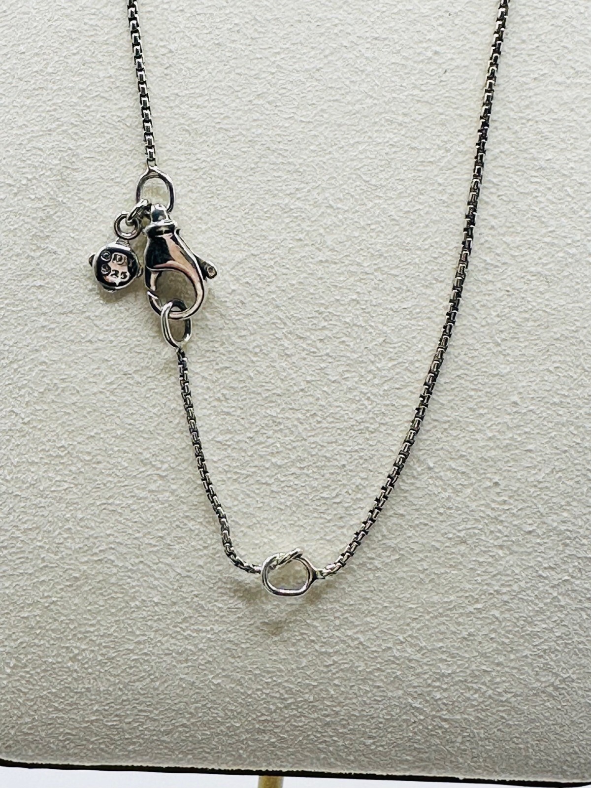 David Yurman Sterling Silver Chatelaine Pendant necklace with Amethyst. I-88