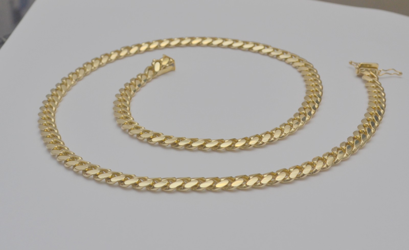 10K Yellow Gold Miami Cuban Link Chain 7.0mm 21 in 62.8g C7