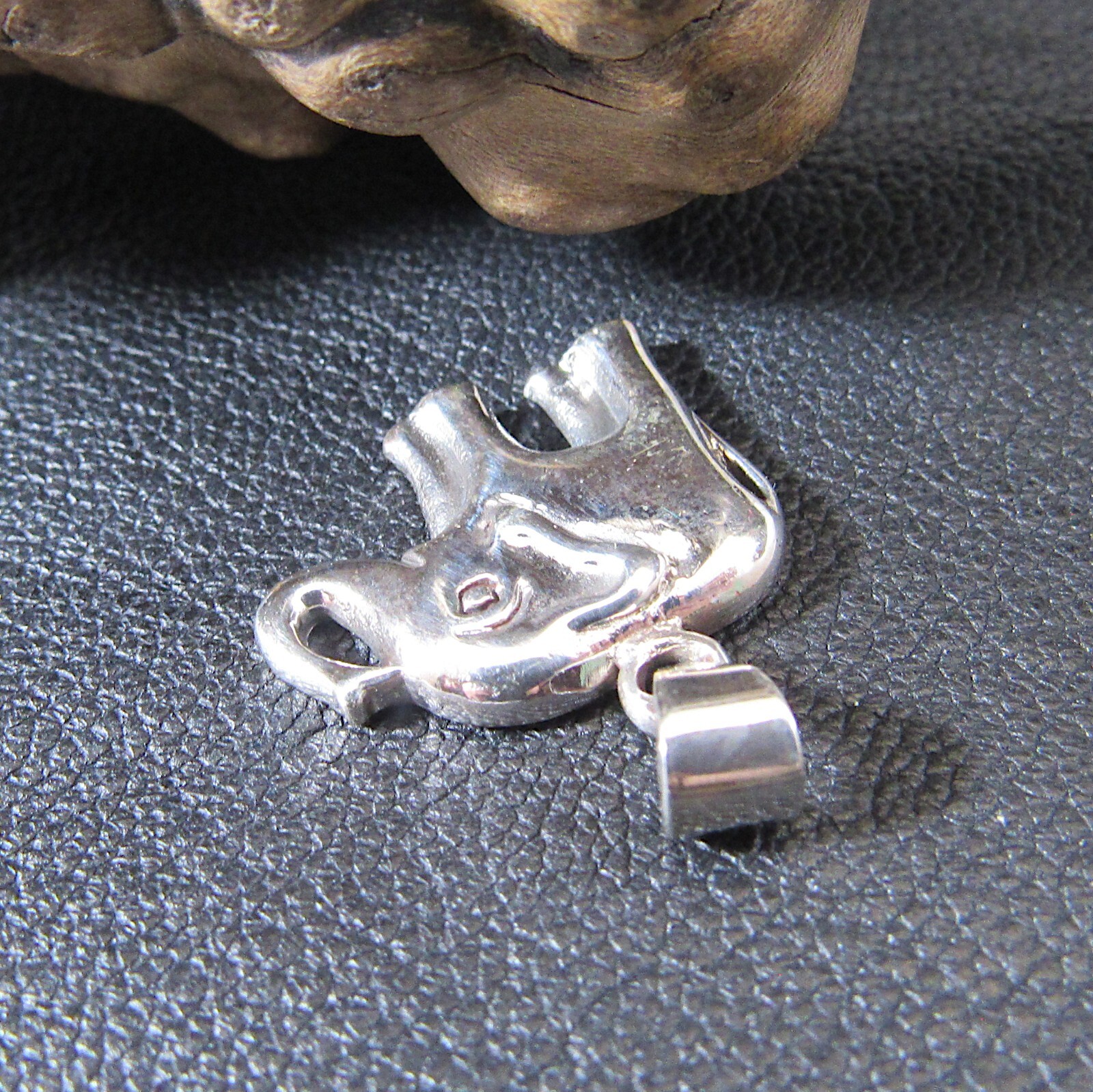 Handcrafted Solid 925 Sterling Silver Elephant Pendant