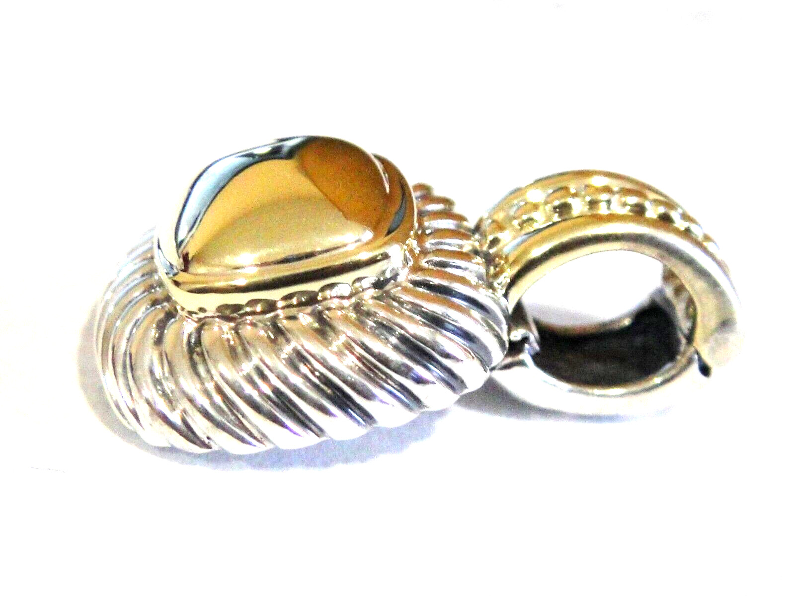 DAVID YURMAN 14K GOLD SS ALBION GOLD DOME ENHANCER.