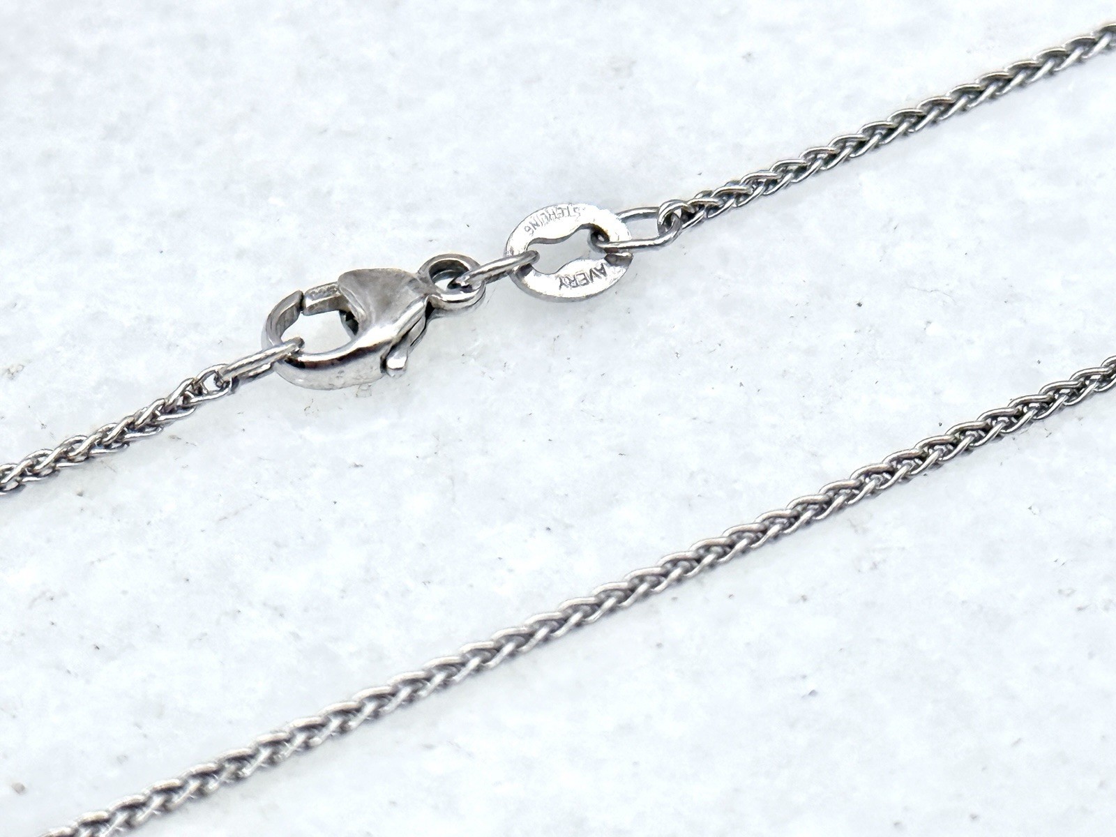 James Avery Sterling Silver Wheat Chain Necklace 20” 1.1mm