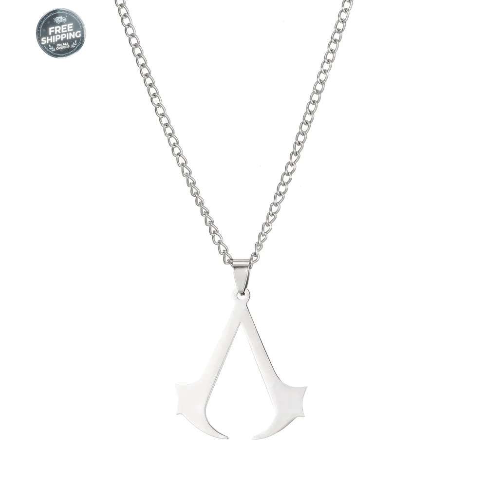 Stainless Steel Assassin Syndicate Creed Pendant Game Movie Anime Cosplay