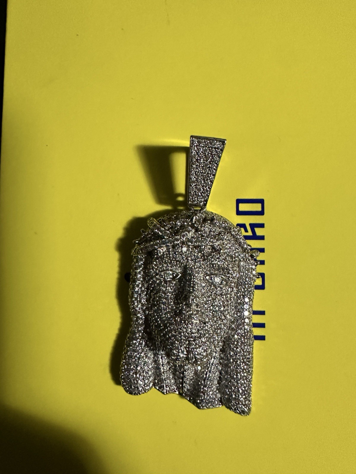 Moissanite 925 Silver Jesus Pendant