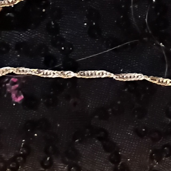 Yellow Gold Tone Chain Necklace Metal Gold No Stone Stylish Jewelry Accessory