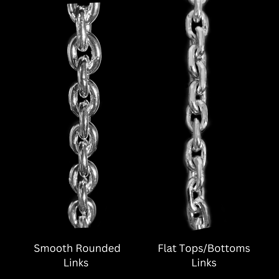 999 Silver ANCHOR LINK CHAIN NECKLACE | Handmade, Never Rusts, Customized Luxury