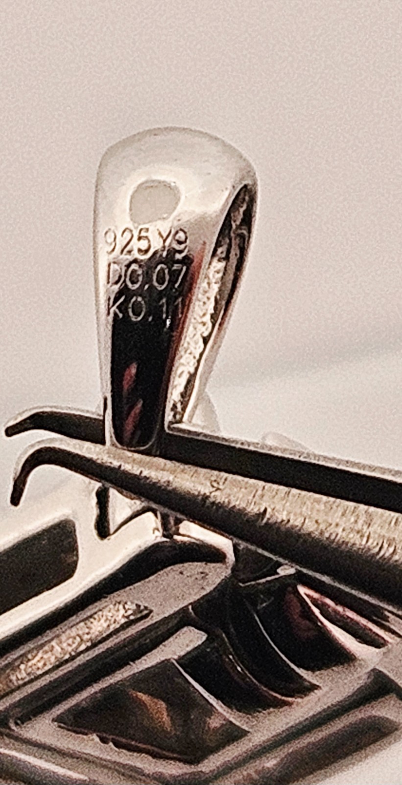 Sterling silver convertible genuine black & white diamond pendant