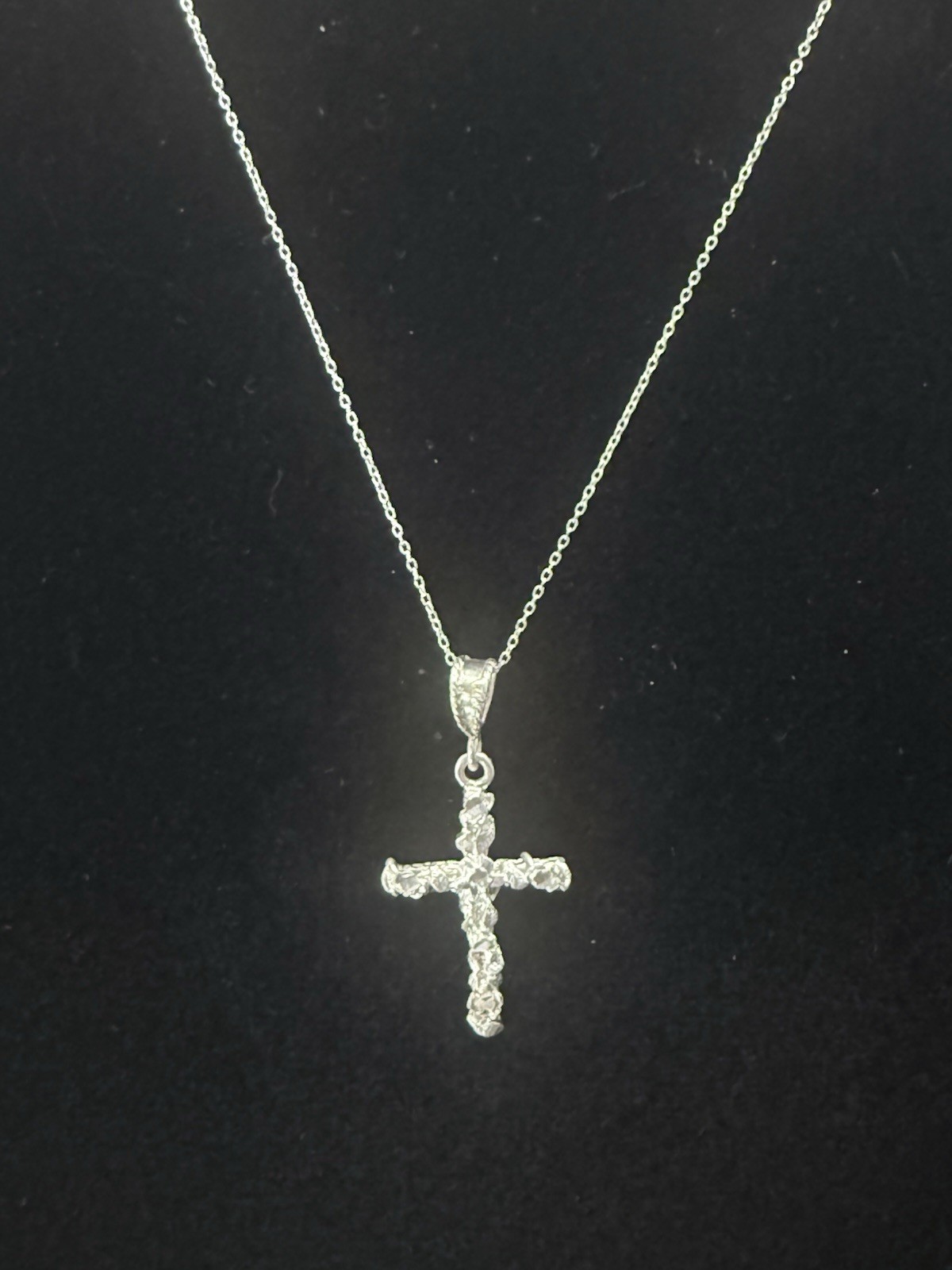 925 Sterling Silver Cross And Chain