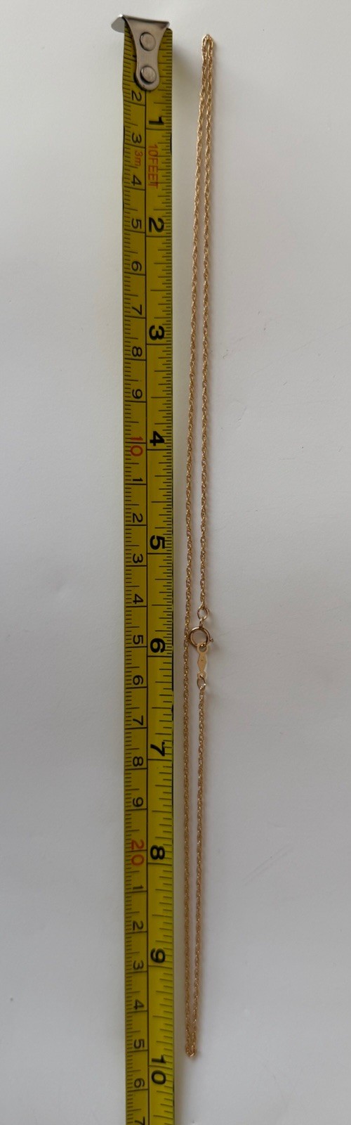 Cable Chain Necklace 14k Gold-filled G.F Made in USA 19-inch
