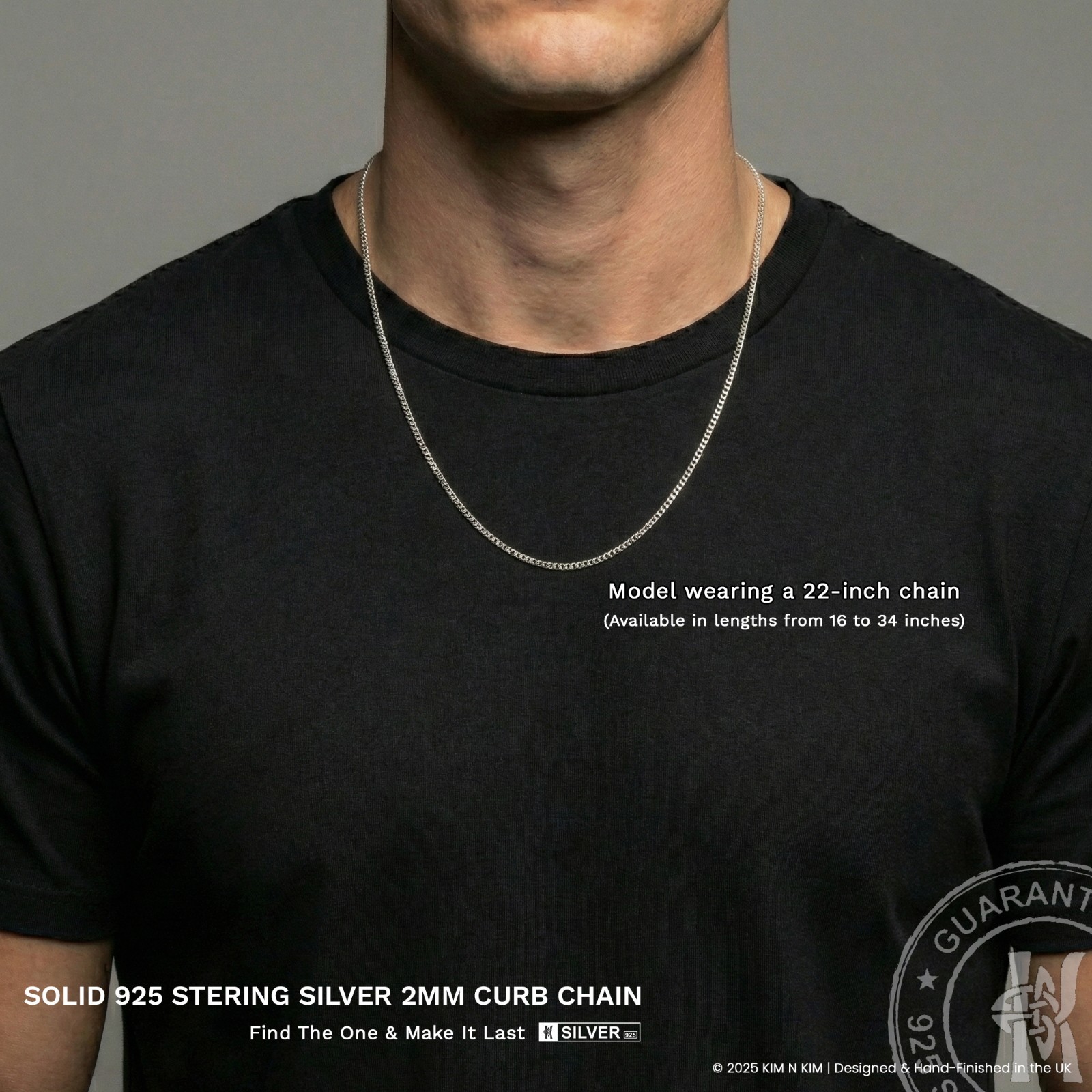 Gemini Necklace for Him – Personalised Sterling Silver Gift for May & June