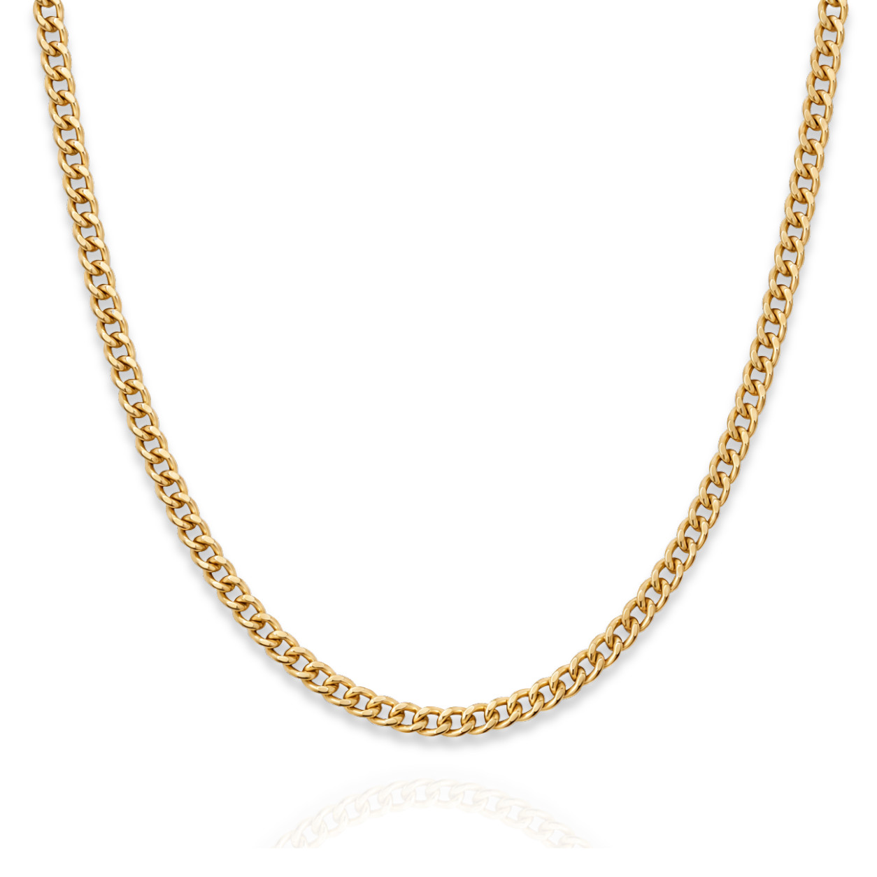 14/20 Gold Filled Curb 080 Chain Necklace – 2.9mm