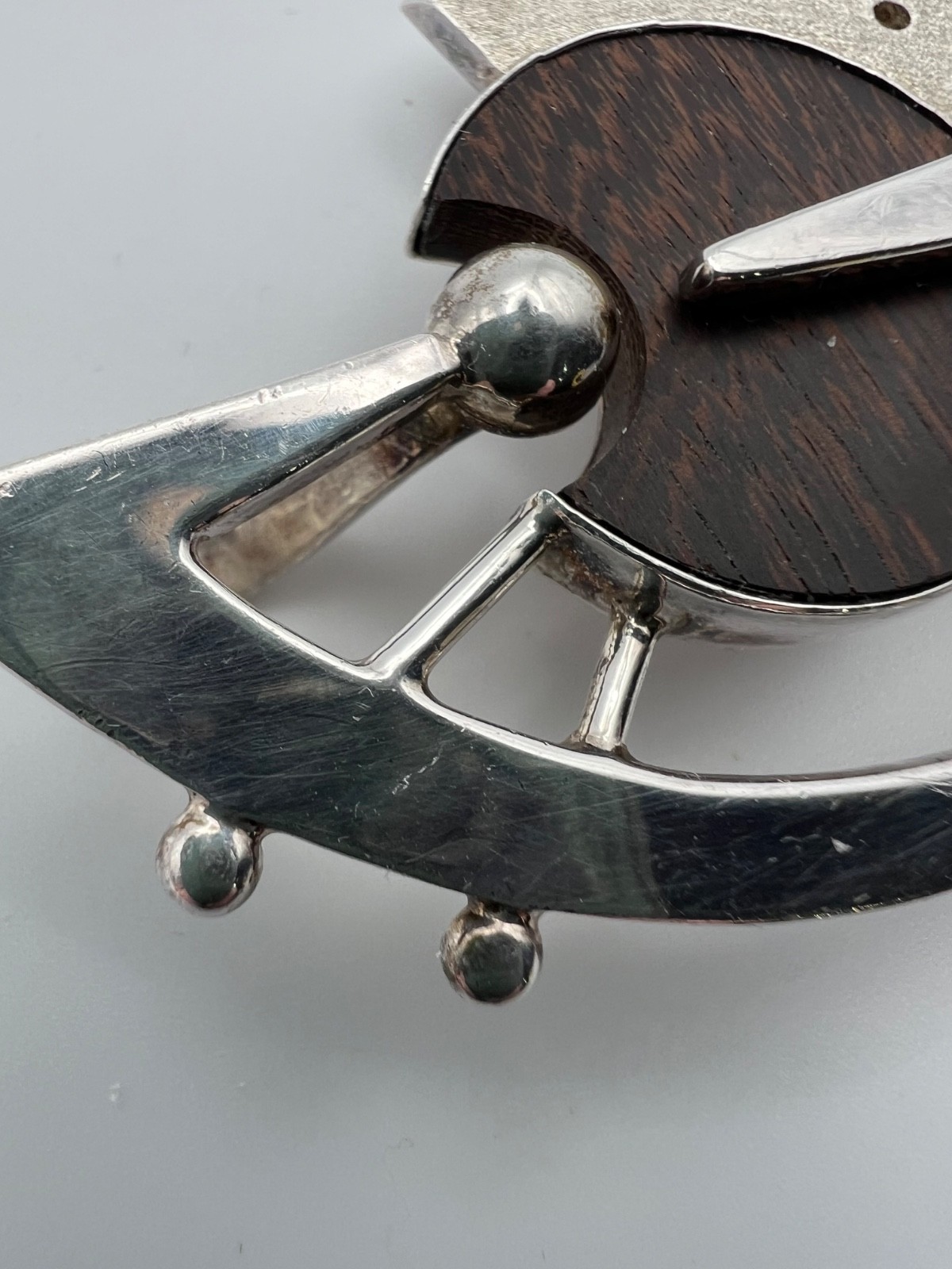 Daniel Gutierrez Taxco Mexico Sterling Silver Modernist Pendant