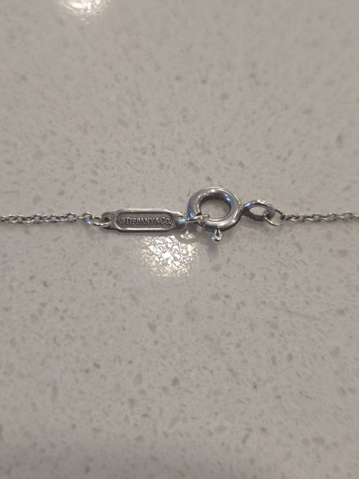 Tiffany & Co Chain Necklace 36 inch Classic Style in Sterling Silver Small Links