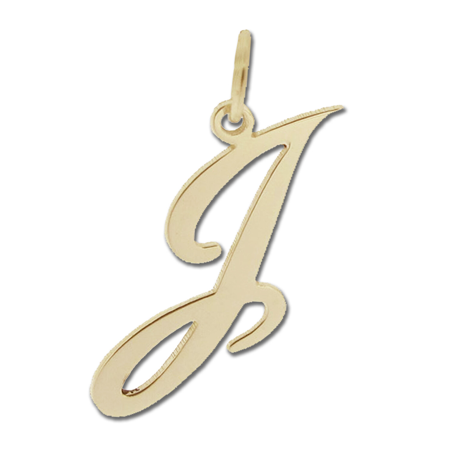 9ct Gold Plated Any Initial Letter Name Pendant Charm Necklace & Chain Option