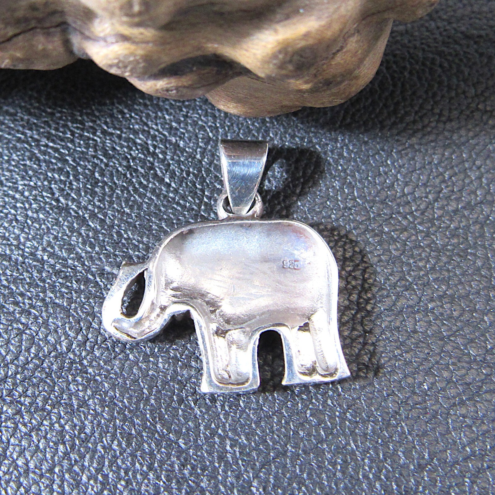 Handcrafted Solid 925 Sterling Silver Elephant Pendant