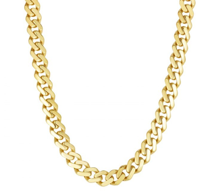 14k Yellow Gold 6.5mm Lite Miami Cuban Chain Necklace with Push Lock 20″ 19Grams