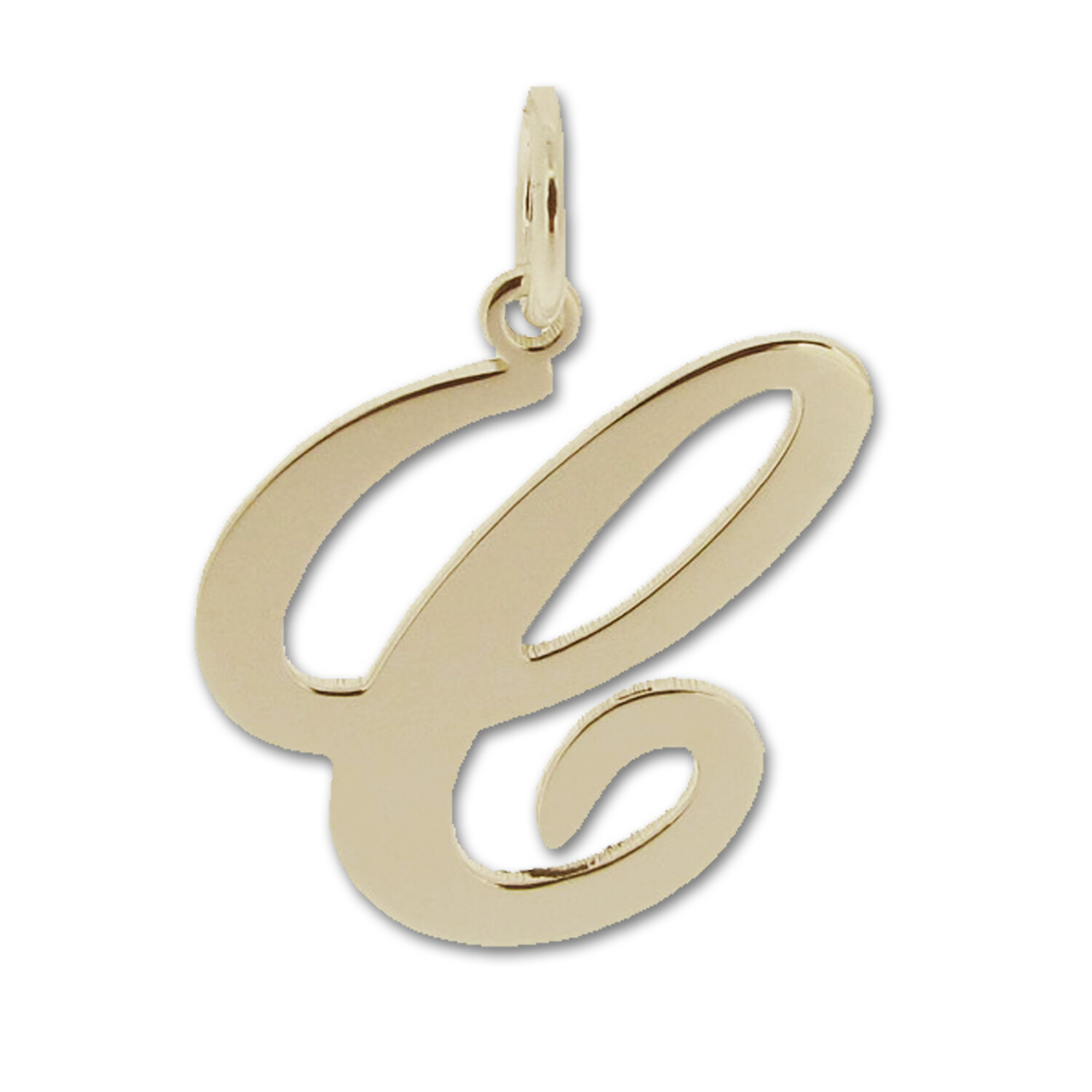 9ct Gold Plated Any Initial Letter Name Pendant Charm Necklace & Chain Option