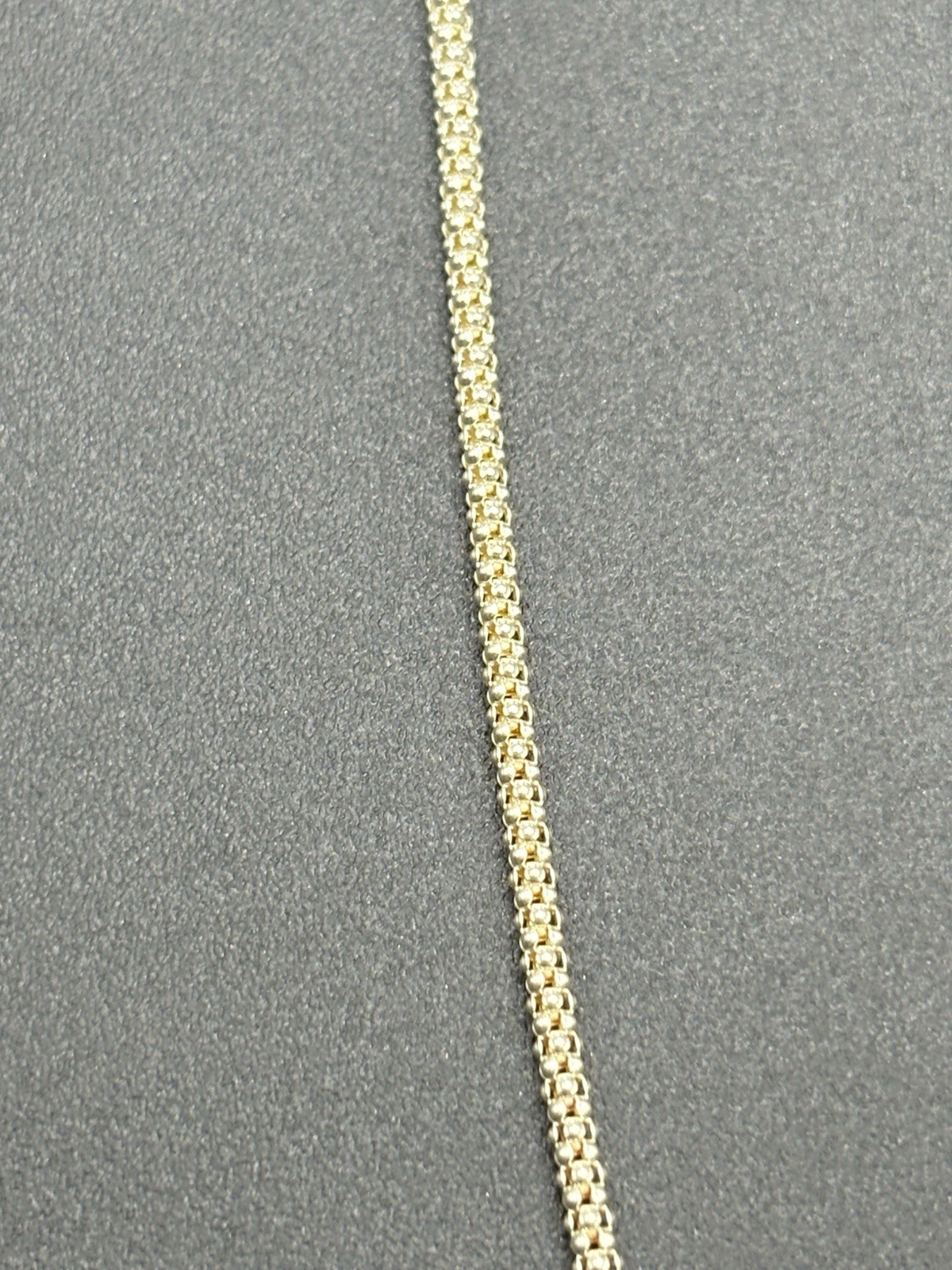18″ Sterling Silver Popcorn Link Chain Necklace 925 1.75MM 3 Grams C19