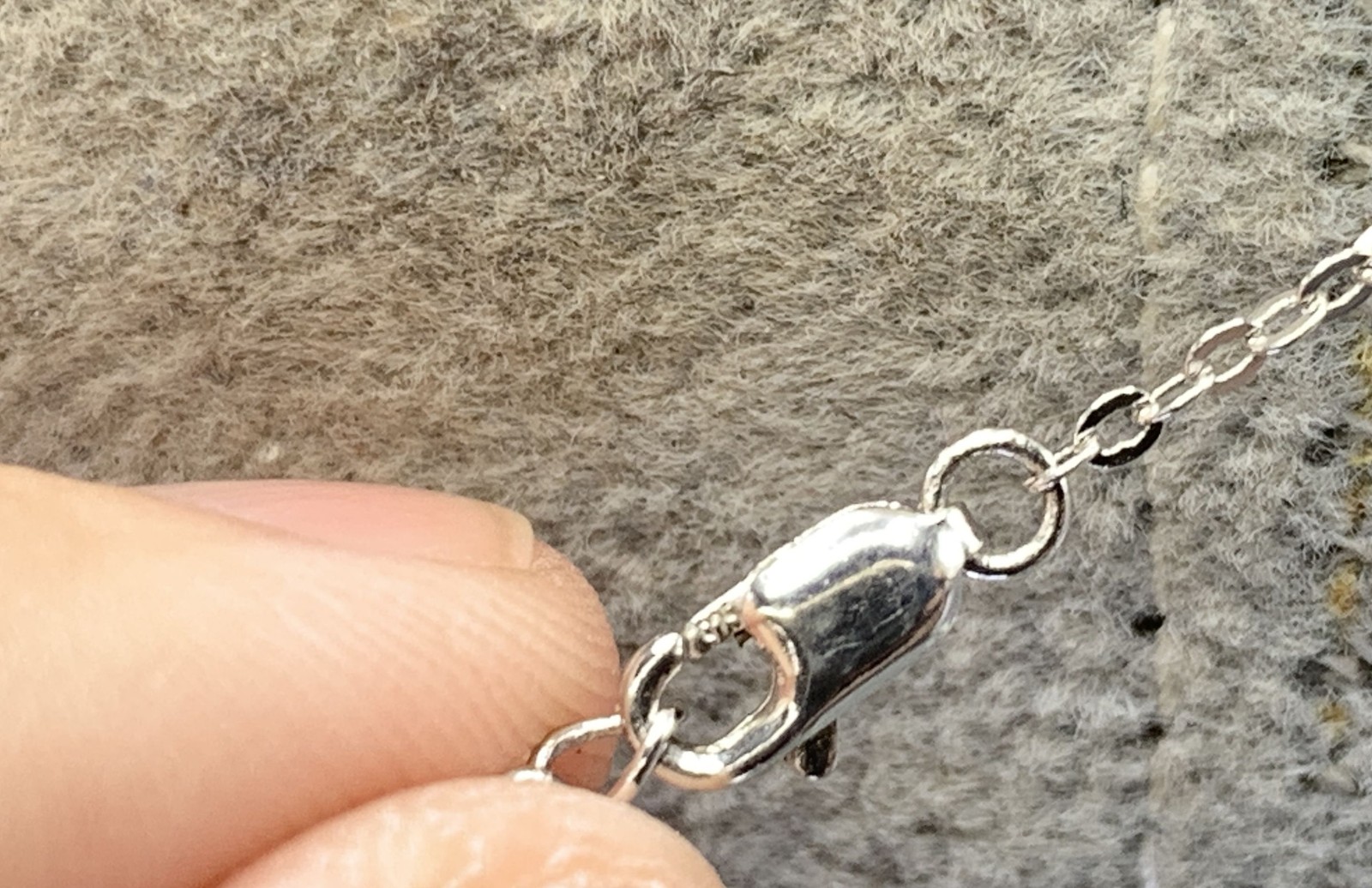 Sterling Silver, Black & White CZ Gemstones Infinity Symbol Necklace