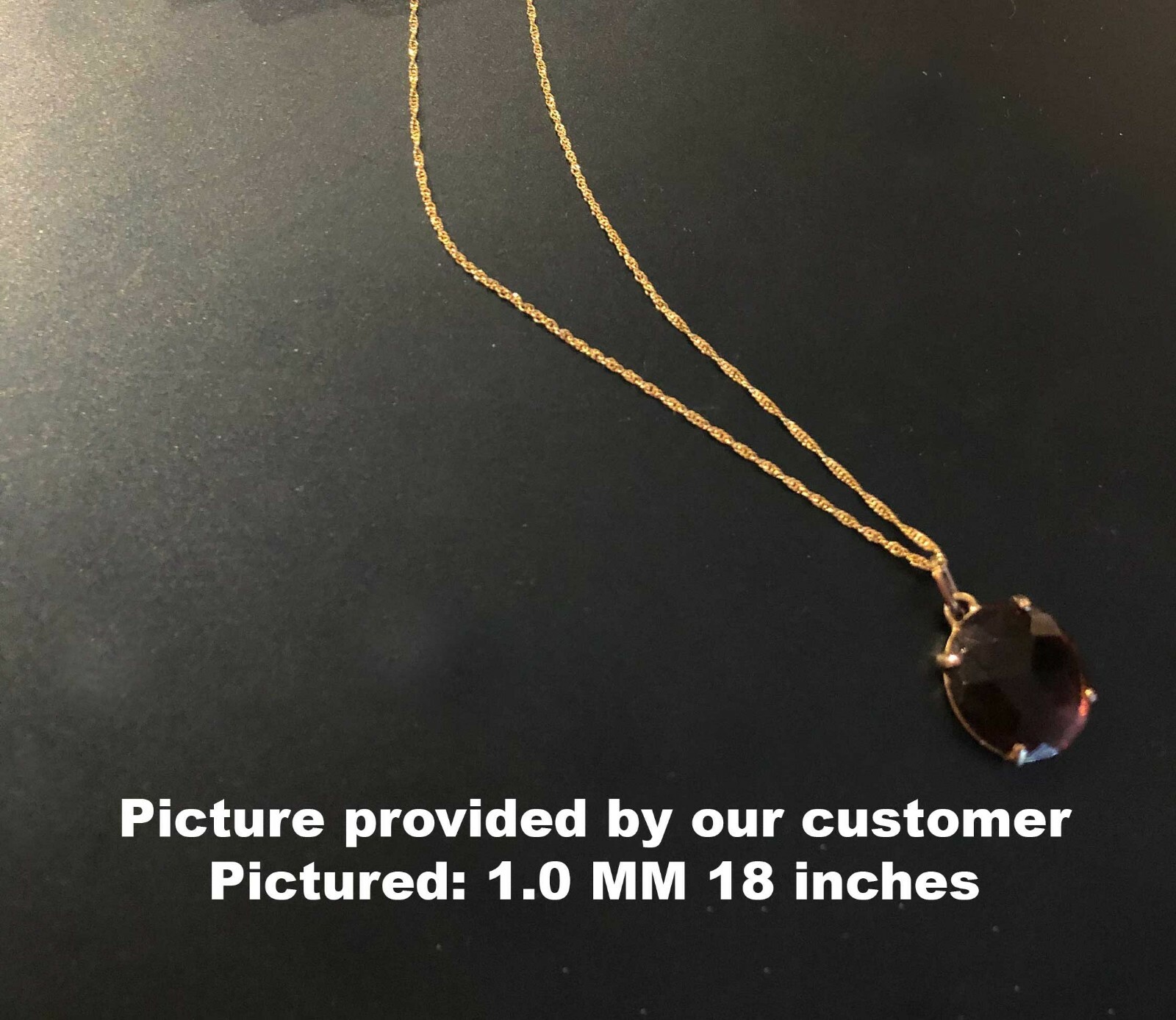 10K Solid Yellow Gold Singapore Rope Chain Necklace, 7″ To 30″ Inches