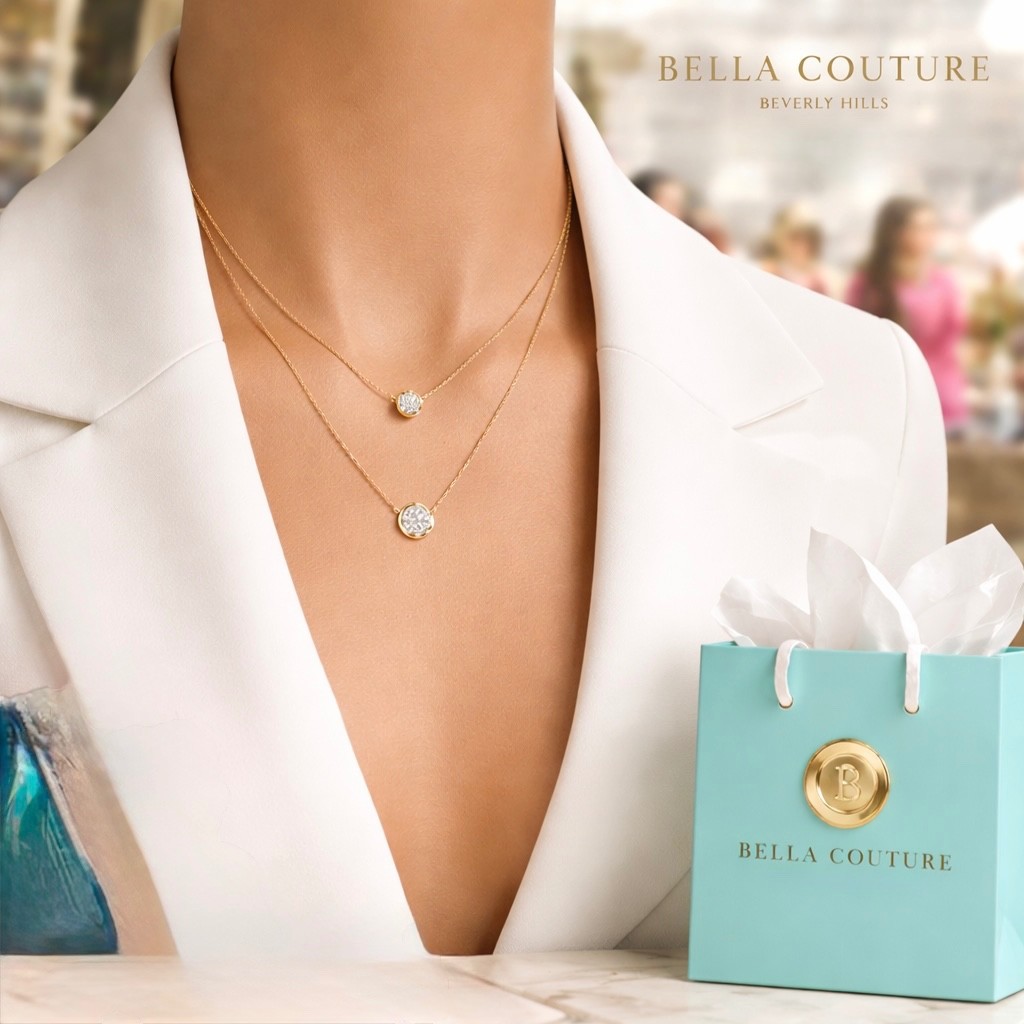❤️NEW BC® 14K YELLOW GOLD NATURAL PERSIAN TURQUOISE STATION NECKLACE 18″ – 16″
