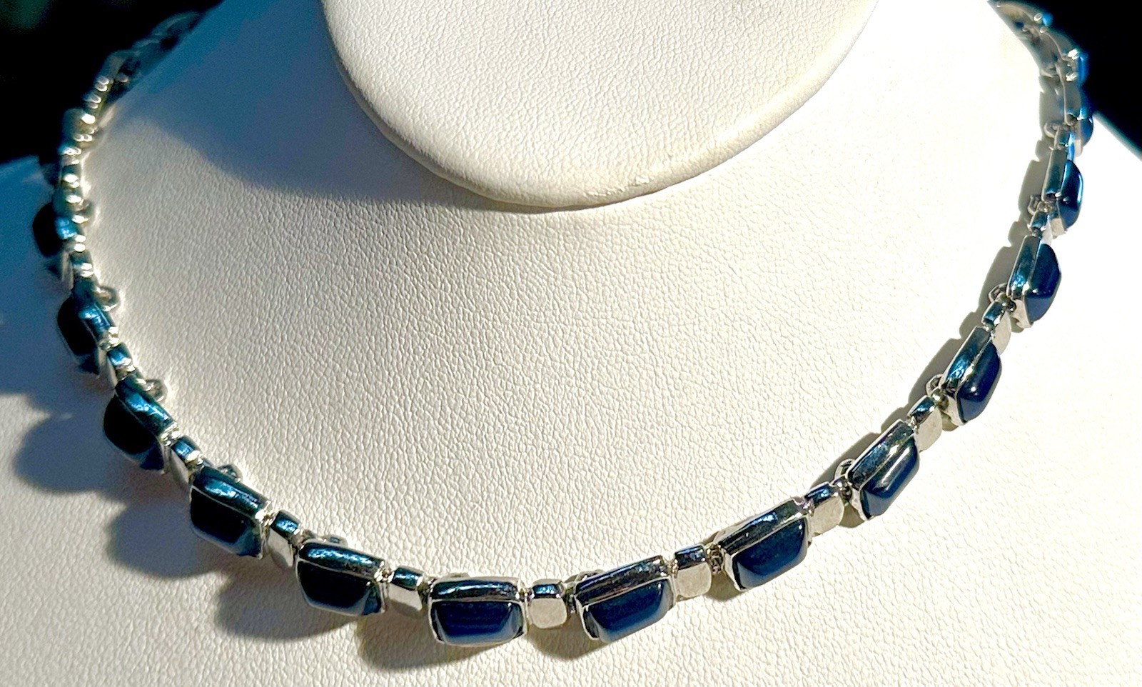 Emerald Cut Lab Created Gemstone Halo TennisNecklace from Sam’s Club.