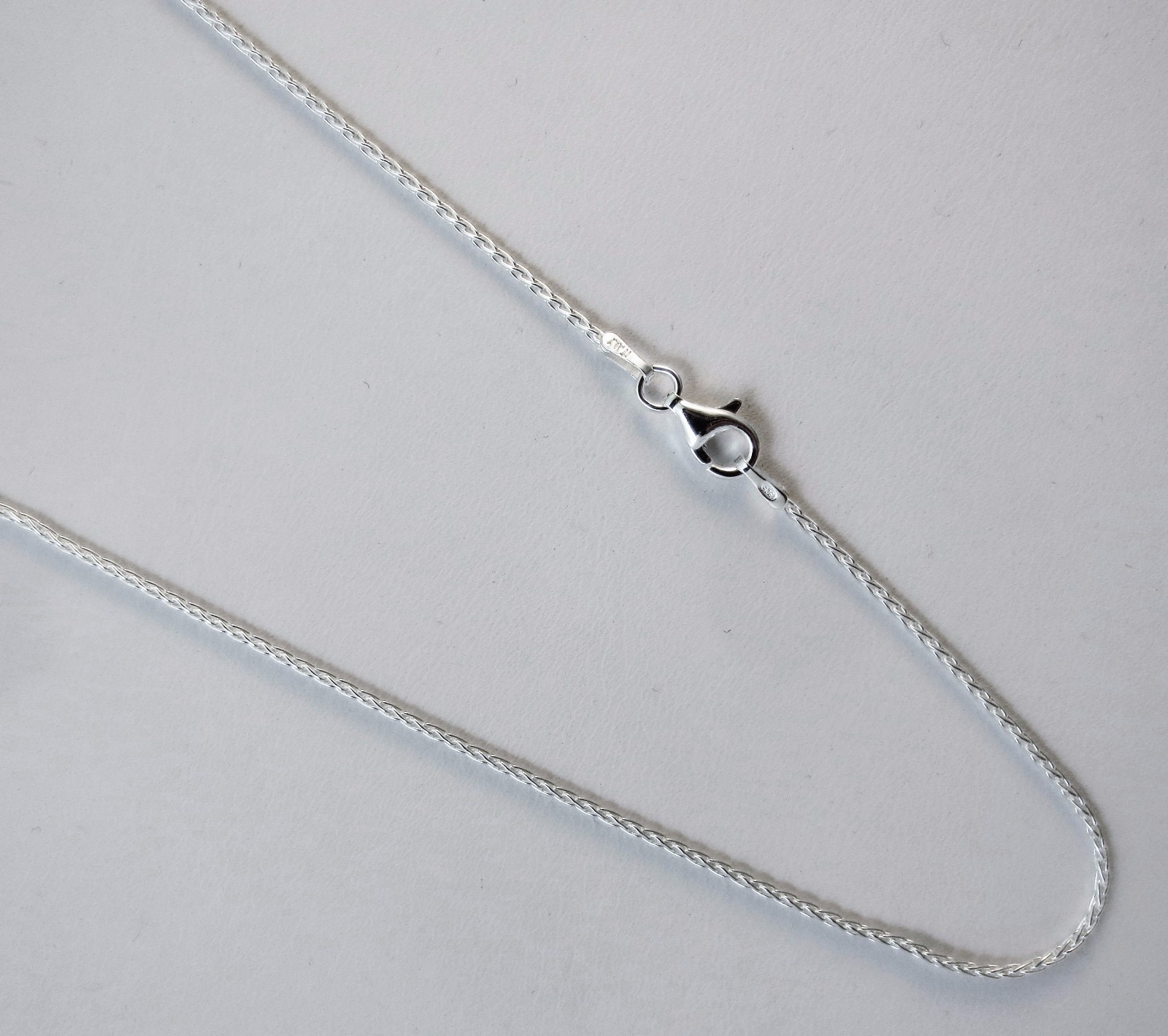 1mm Spiga Chain. Pure .925 Italian Sterling Silver. NEW 16,18,20,22,24,30 inch,