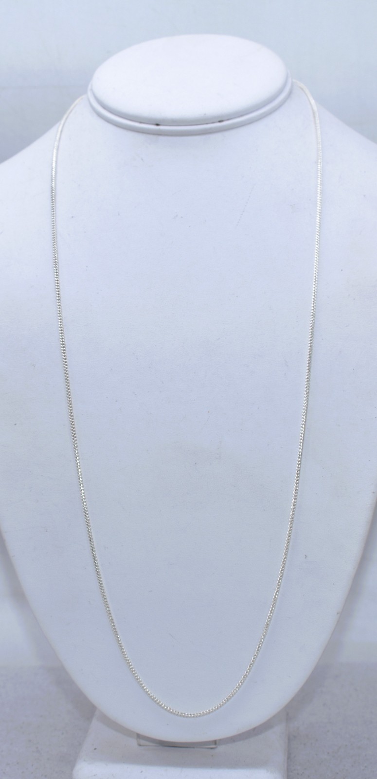 Square Snake 1.7 mm Sterling Silver Chain 27-inch 10.4 grams w/Double Hook Clasp