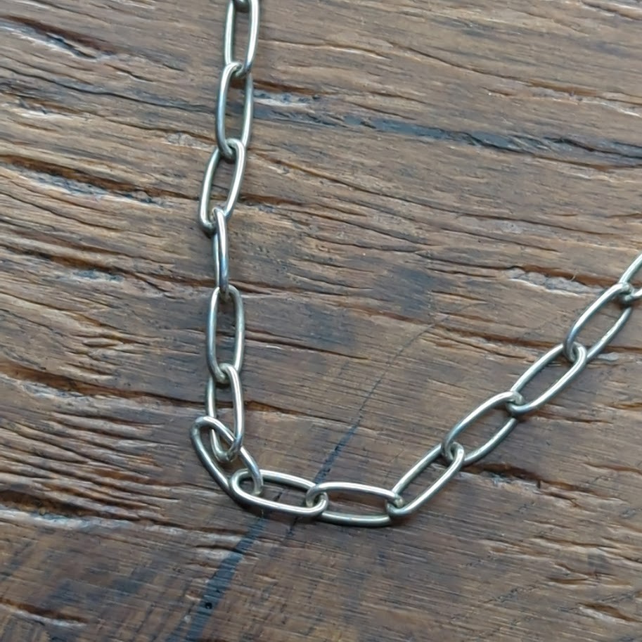Silver 925 Ladies Necklace Chain, 9.8g, Very Good Condition