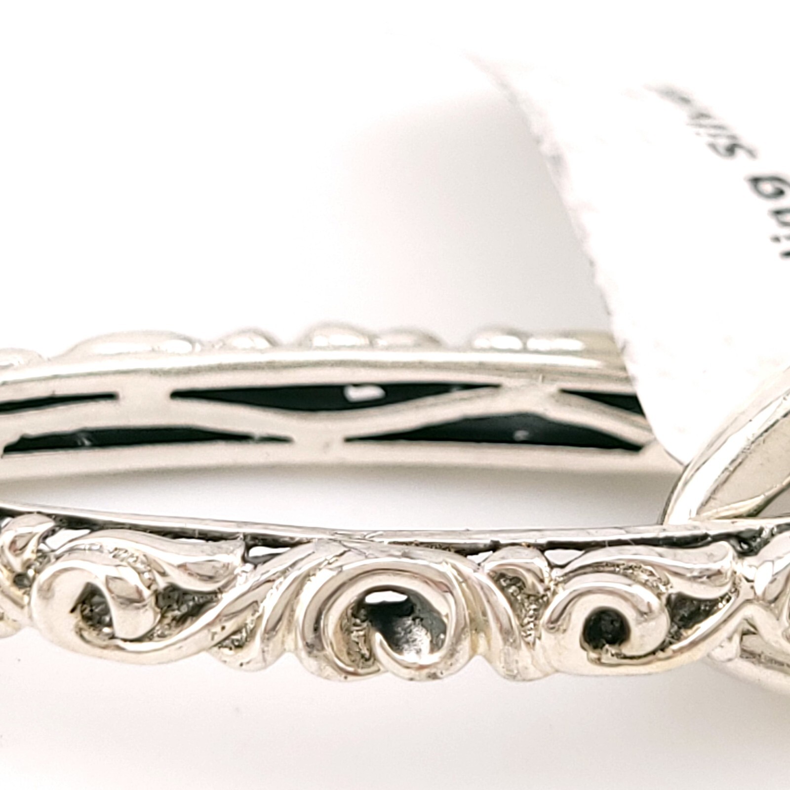 New Charles Krypell Sterling Silver Twist Oval Chain Link 36 in Toggle Necklace
