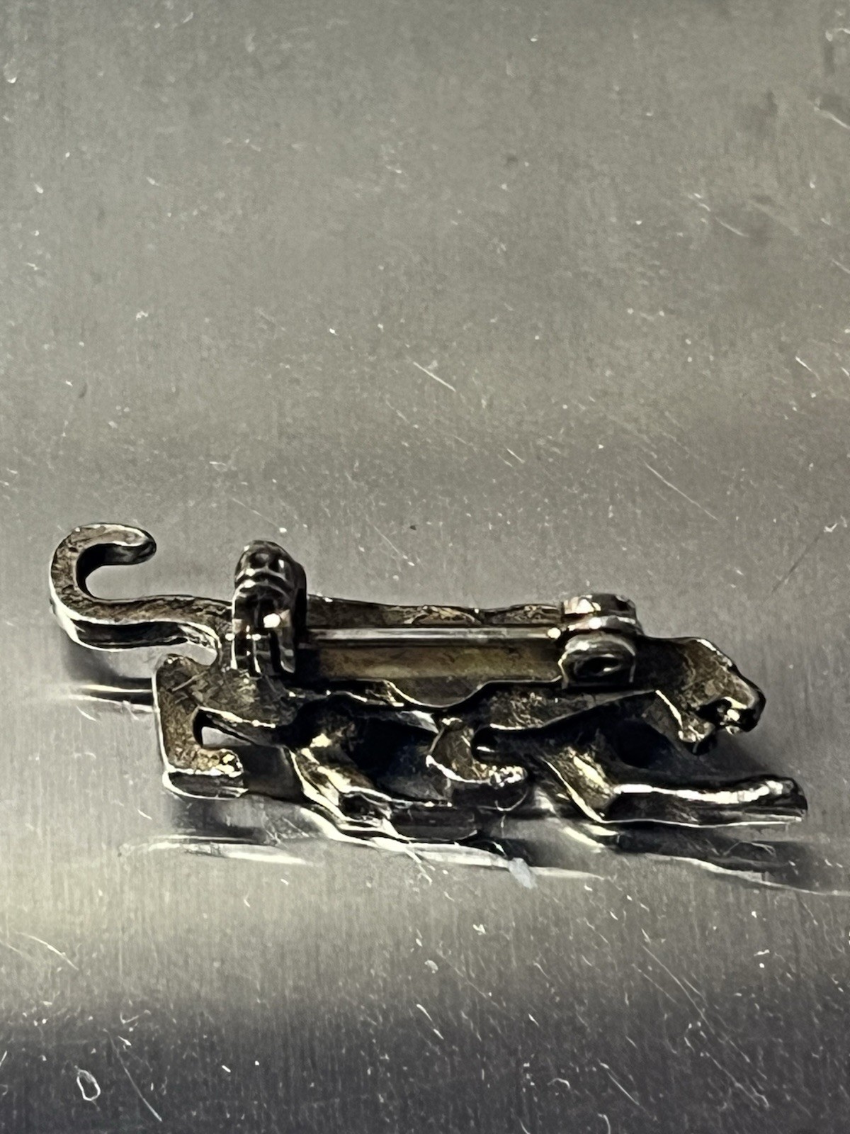 Sterling Silver Puma Tiger Pen 3-D