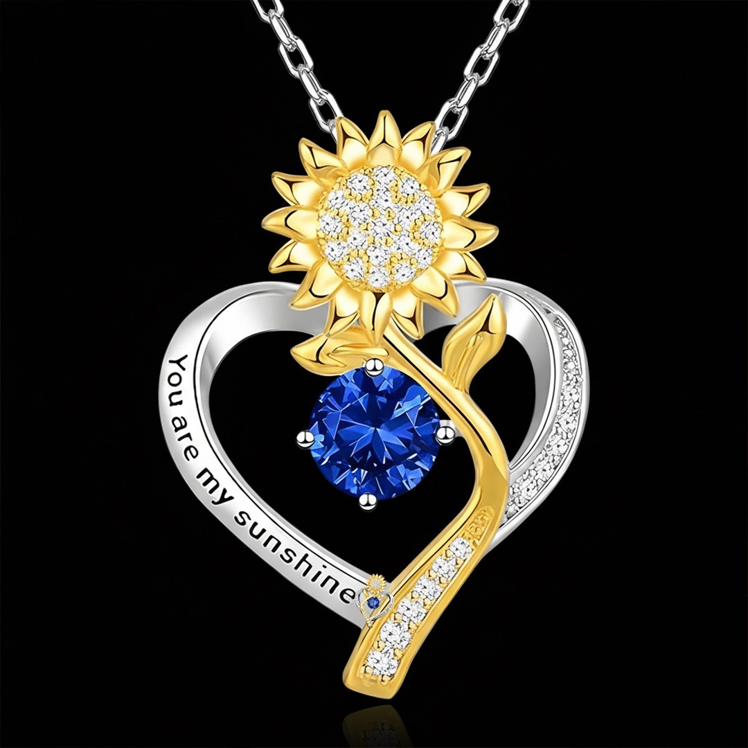 18K Gold Plated Sunflower Necklace: The Perfect Anniversary & Birthday Gift