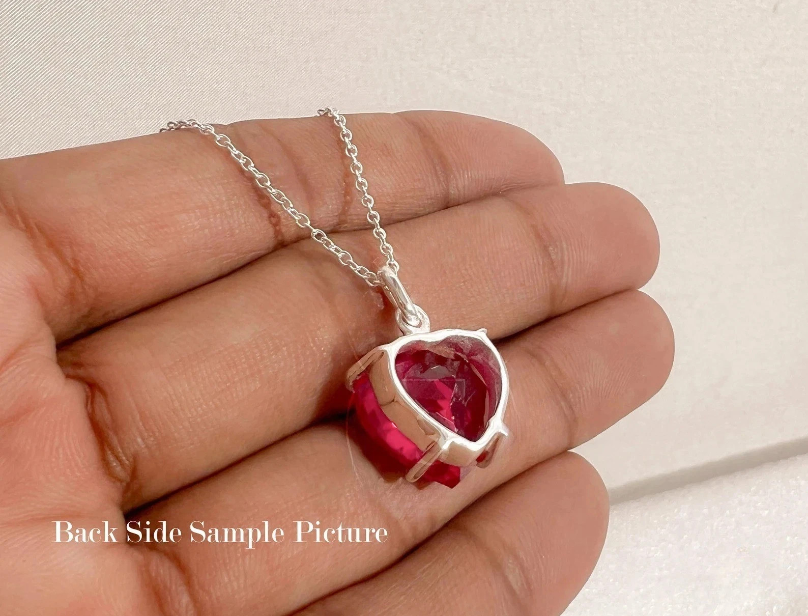 Natural Blood Red Mozambique Ruby Pendant 25Ct Flawless IGL CERTIFIED Chain