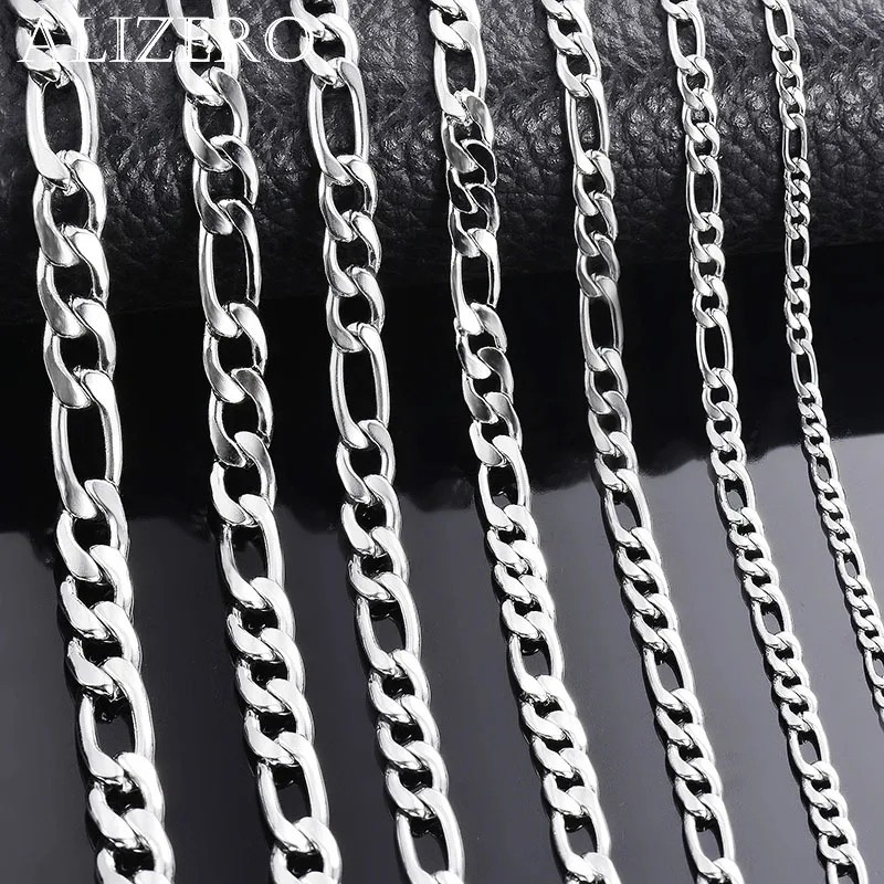 Genuine 925 Sterling Silver Curb Chain Necklace Lobster Clasp 16″-30″ Gifts UK