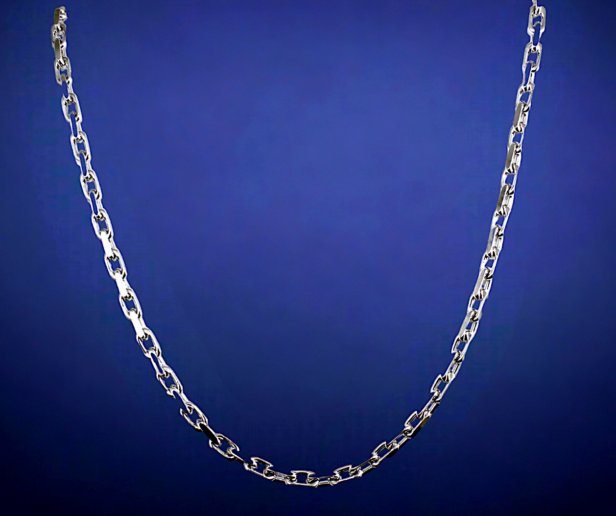 14K White Gold SOLID Rolo Cable Necklace Bracelet Chain Link 2.5mm-5mm 7″-30″