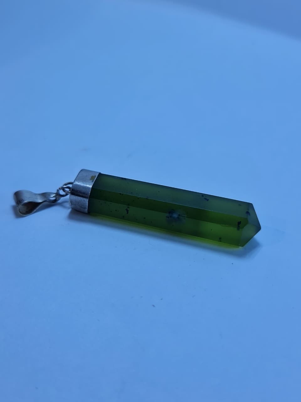 Top Quality Serpentine Pendant Sterling Silver Gemstone