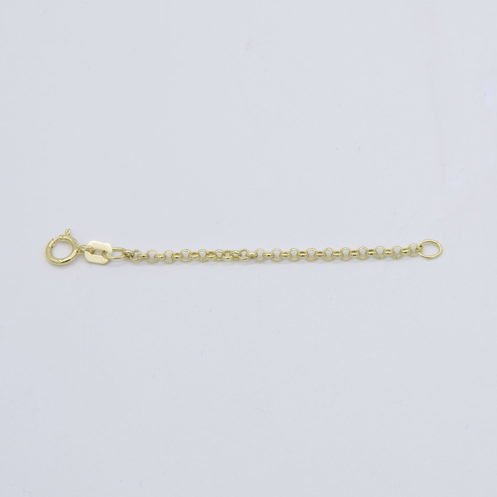 2mm Rolo Chain Extender for Necklace Bracelet Chain 10K Yellow Gold