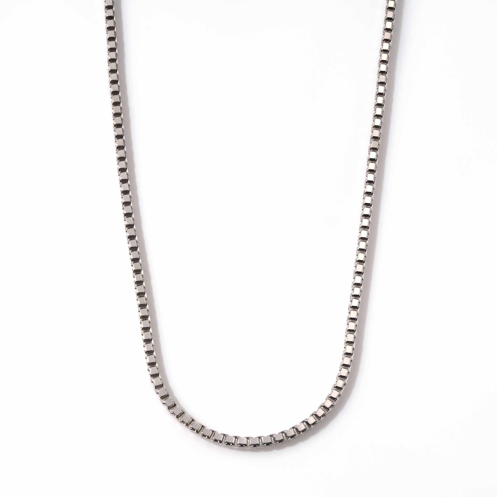 Real Solid 925 Sterling Silver Box Chain 1-3mm Necklace Men Ladies 18-30″ ITALY