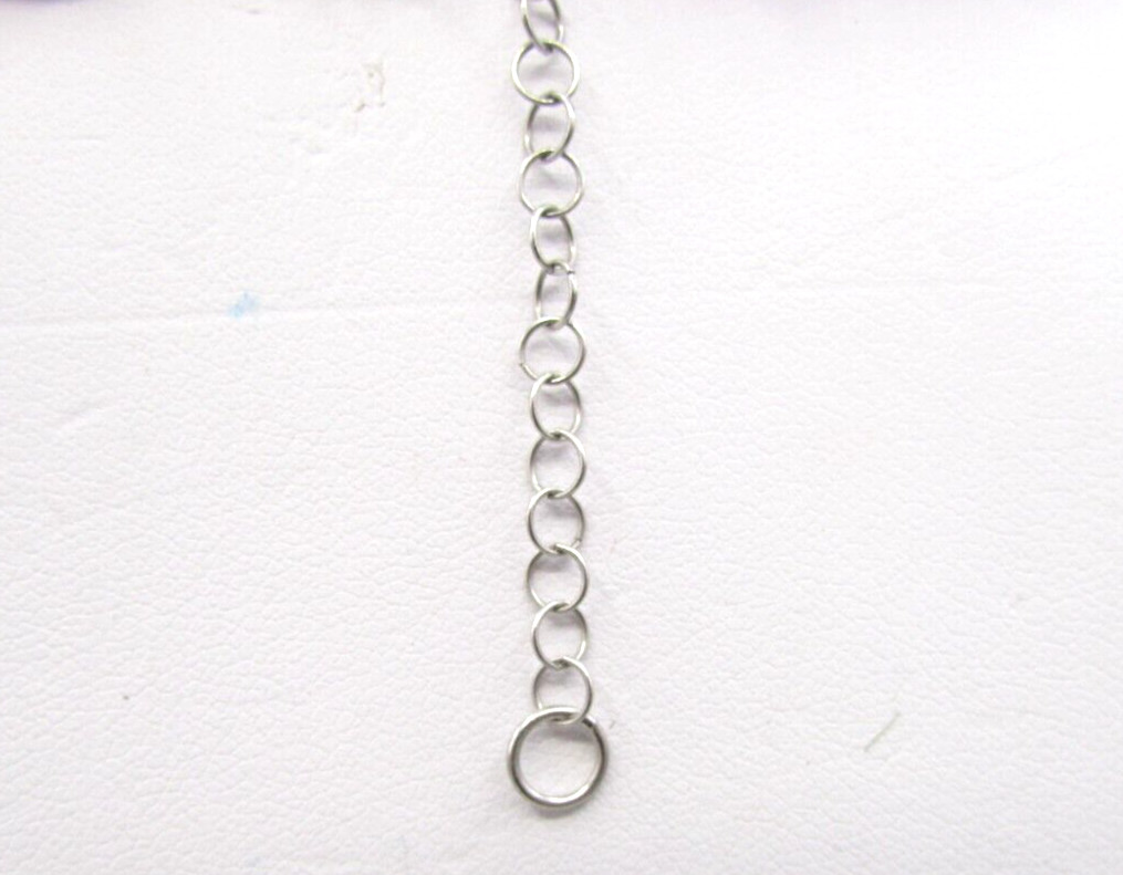 9mmx 13mm BBJ ADJUSTABLE BEADED AMETHYST 30″ STERLING 925 NECKLACE NWOT NK10