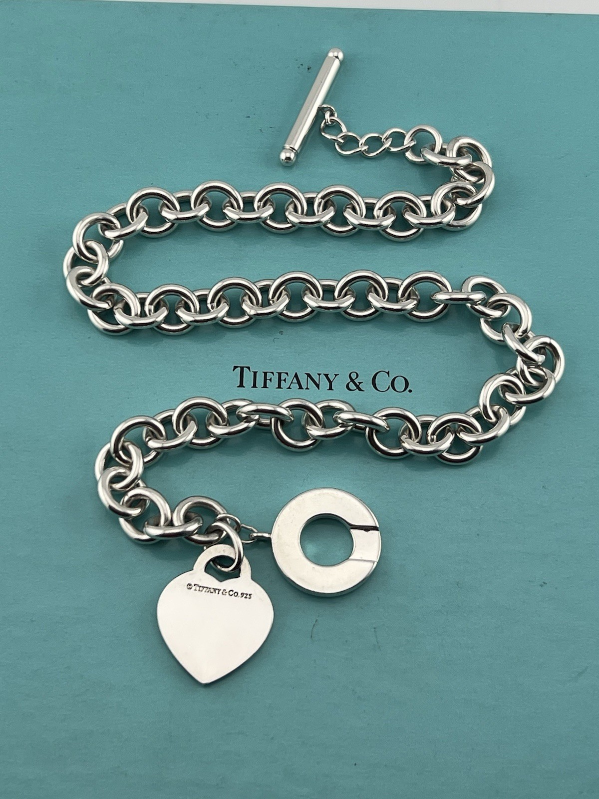 Tiffany Co. Necklace, Return to Tiffany Heart Toggle Necklace 16” Inches Long
