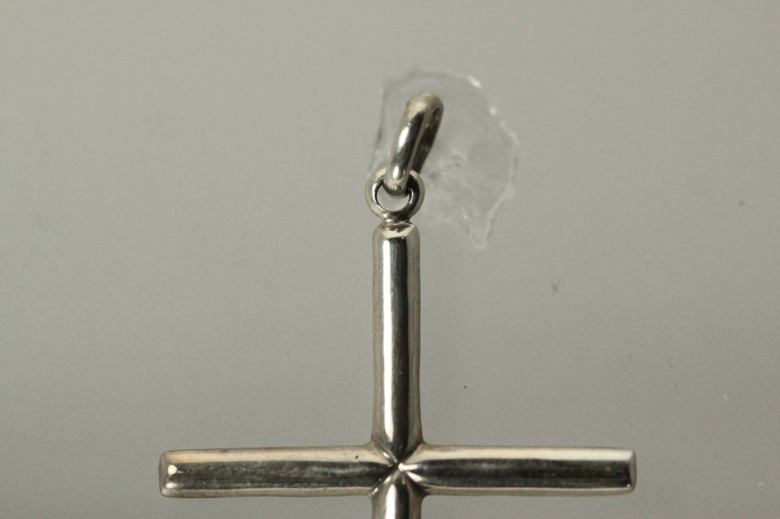 Very Nice 925 Sterling Silver Large Simple Cross Pendant 2.1 Grams (PEN2840)