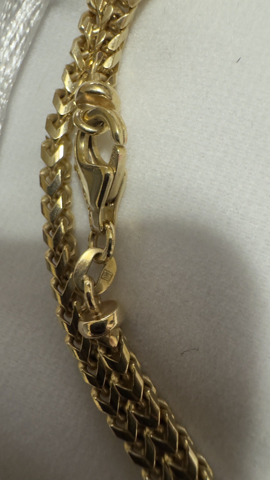 14k Solid Gold Chain Franco 3mm Jacoje 26.2 Grams