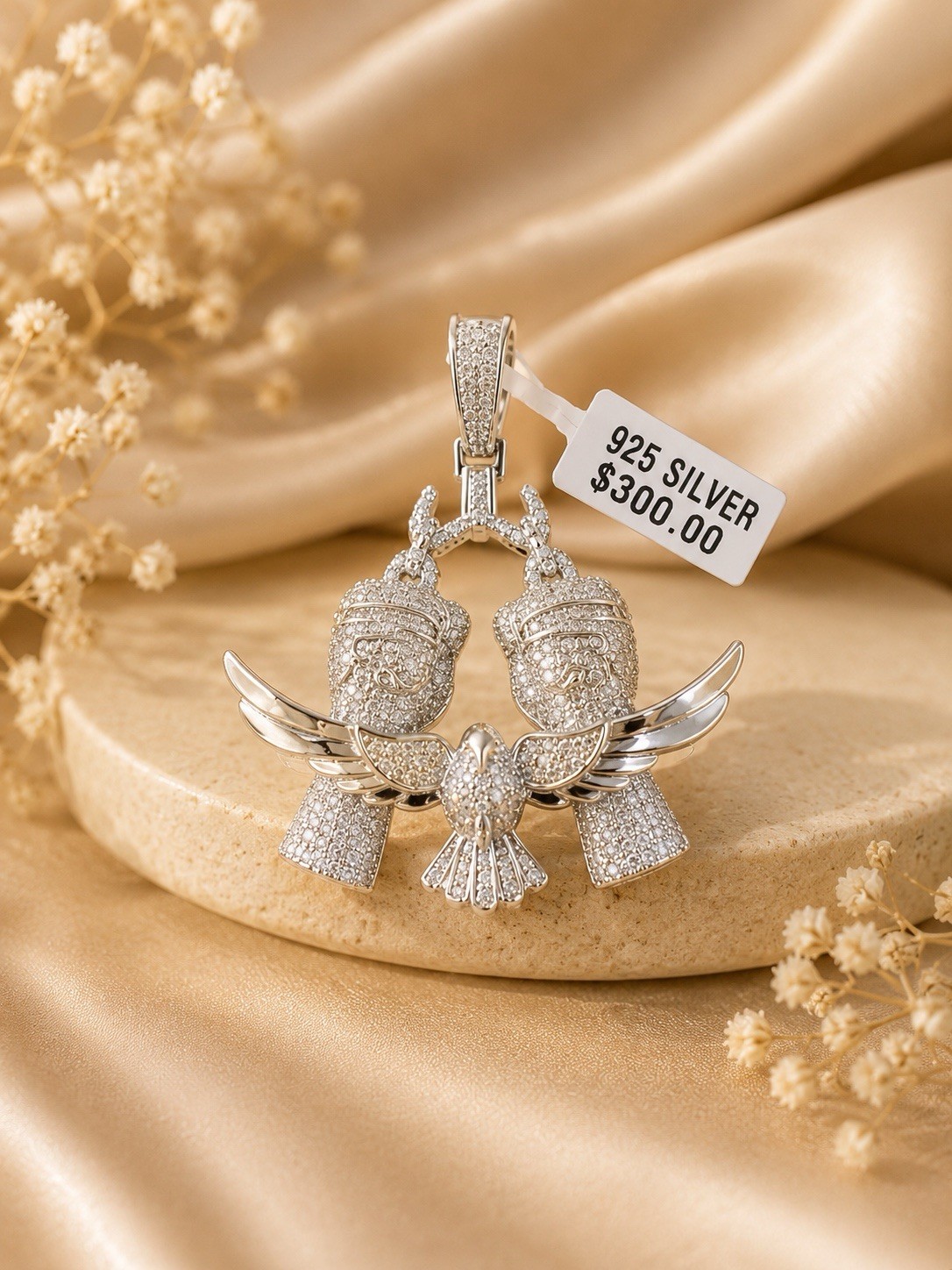 925 Silver Pendant- Barcode SZP030