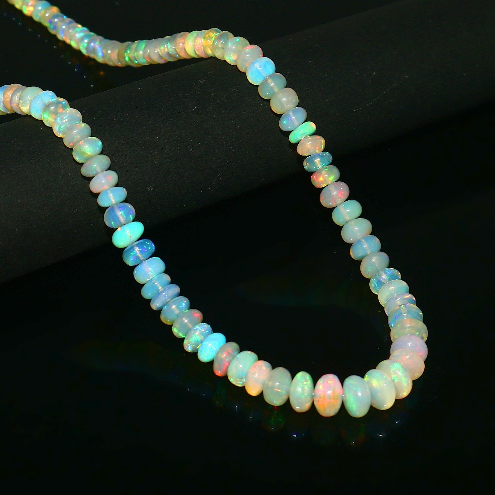 Top Quality Opal beads Rondelle Opal beads Birthstone Jewelry Birthday Gift